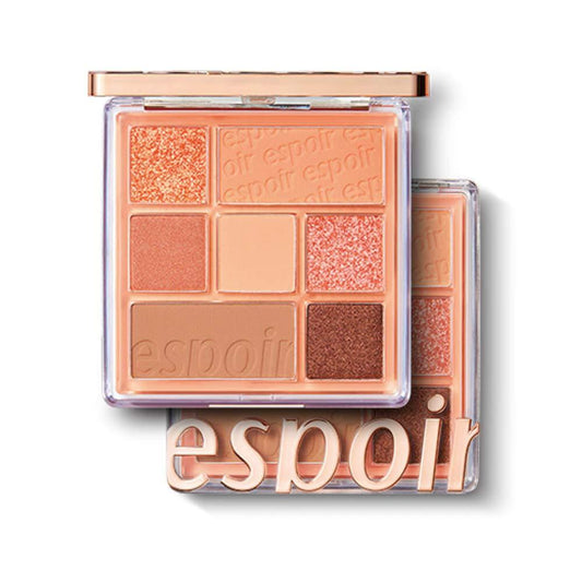 espoir Real Eye Palette #1 Peachy Like (Warm Peach Color Filter) 10g