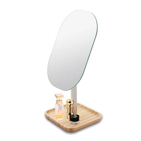 Wood Tray Stand Mirror ST-311