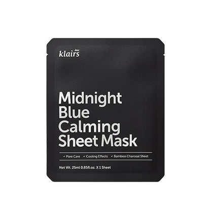 KLAIRS Midnight Blue Calming Sheet Mask 25mL x 5ea