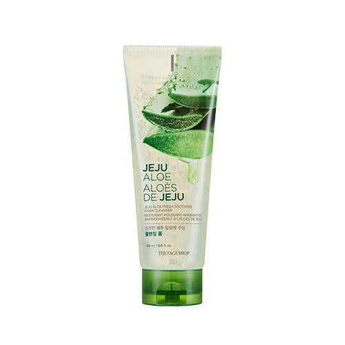 THE FACE SHOP Jeju Aloe Fresh Soothing Foam Cleanser 150ml