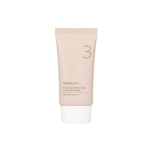 No.3 Porcelain Base-skip Tone Up Beige SPF50+ PA++++ 50ml