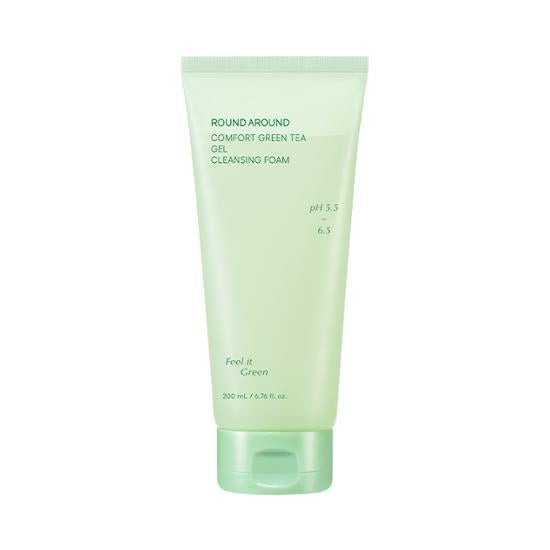 ROUND AROUND Comfort Green Tea Gel Cleansing Foam 200ml