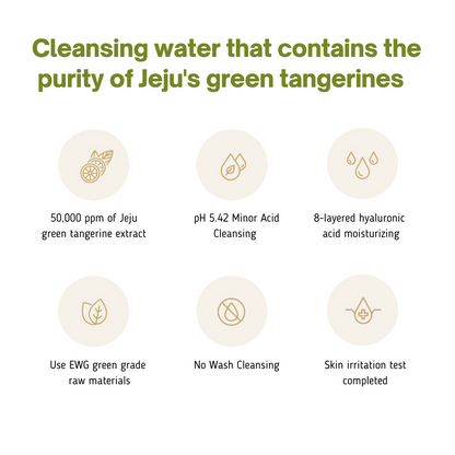 BeaumAnt Jeju Green Tangerine Cleansing Water 500ml