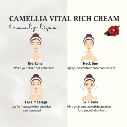 [JEJU INDI] Camellia Vital Rich Cream 50ml