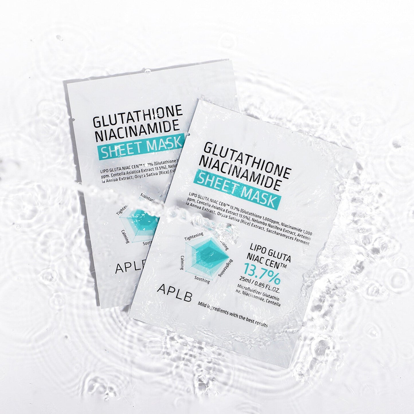 APLB Glutathioine Niacinamide Sheet Mask 25ml 10ea