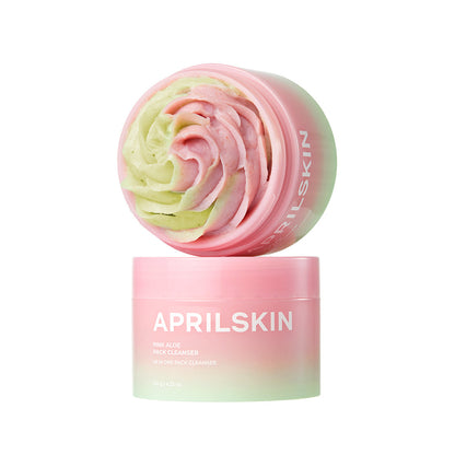 APRILSKIN Pink Aloe Mask-to-Foam Soothing Cleanser 120g