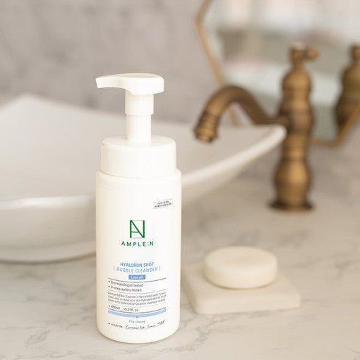 AMPLE:N Hyalruon Shot Bubble Cleanser 450ml