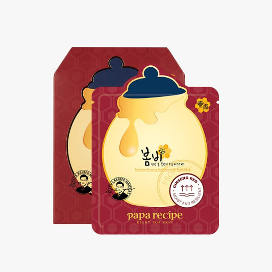 Bombee Ginseng Red Honey Oil Mask Pack Set 20g x 10 pcs