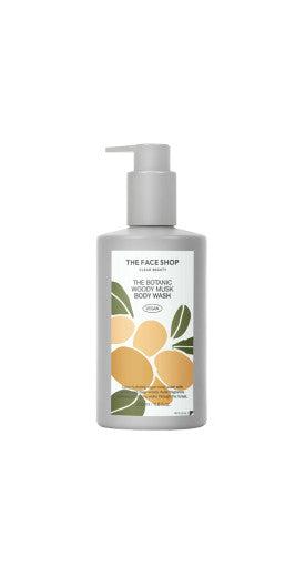 THE FACE SHOP THE BOTANIC WOODY MUSK BODY WASH 350ml