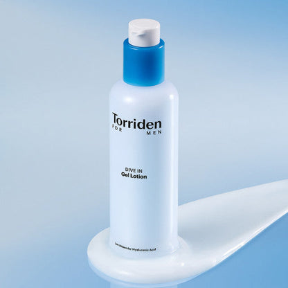 Torriden Dive-in For Men Low Molecular Hyaluronic Acid Gel Lotion 200ml