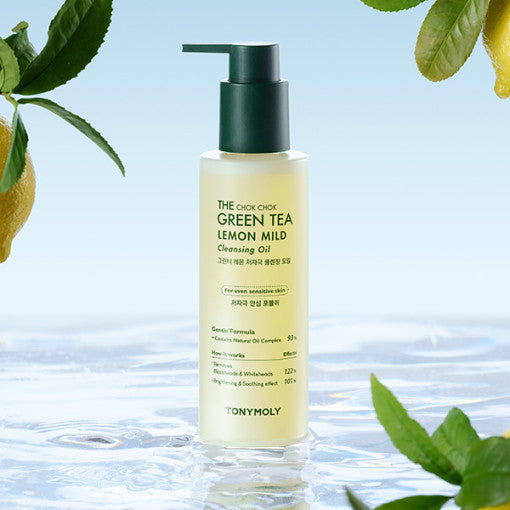 TONYMOLY The Chok Chok Green Tea Lemon Mild Cleansing Oil 200ml