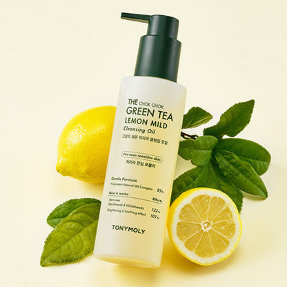 TONYMOLY The Chok Chok Green Tea Lemon Mild Cleansing Oil 200ml