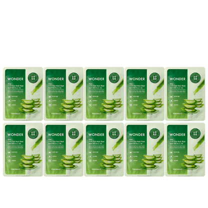 TONYMOLY Wonder Aloe Chok Chok Mask Sheet 22g X 10ea