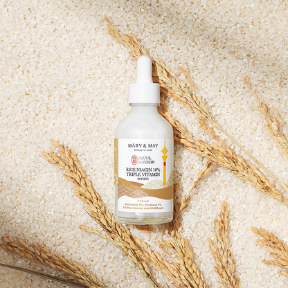 [MARY & MAY] Rice Niacin 10% Triple Vitamin Serum 80ml