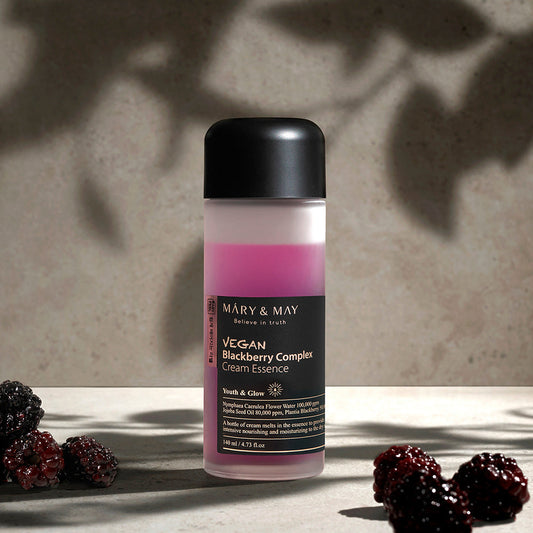 [MARY & MAY] Vegan Blackberry Complex Cream Essence 140ml