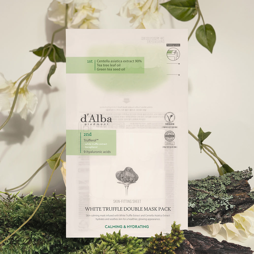 White Truffle Double Mask Pack [Calming/Hydrating] 34.5g X 20ea