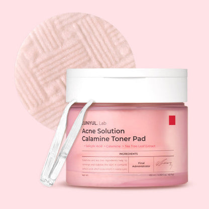 Eunyul Lab Acne Solution Calamine Toner Pad 60ea/180ml