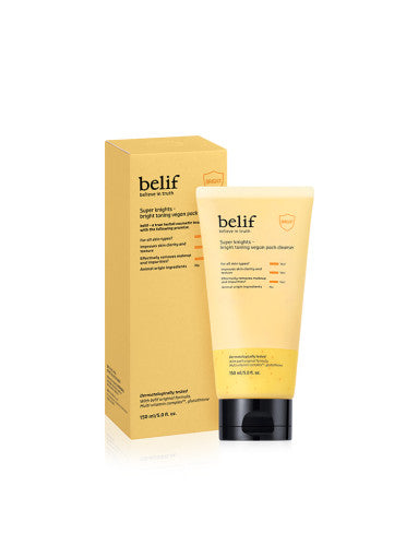 belif Super Knights Bright Toning Vegan Pack Cleanser 150ml