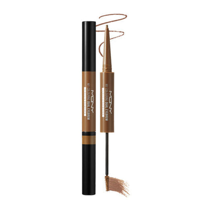 [MACQUEEN New York] My Colouring Dual Eyebrow Pencil & Browcara #Light Brown