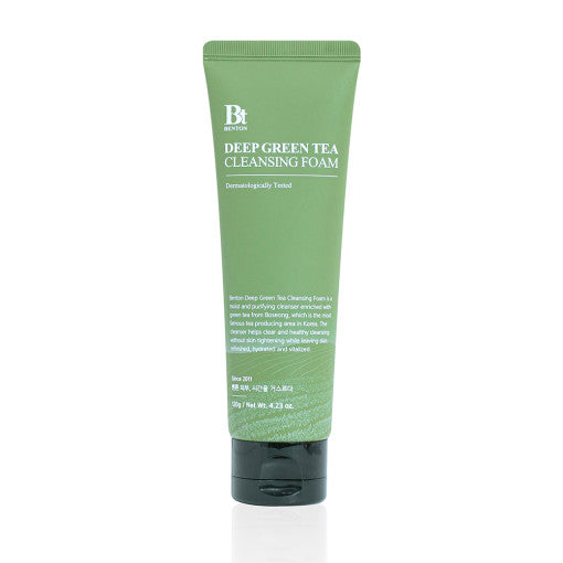 Benton Deep Green Tea Cleansing Foam 120g